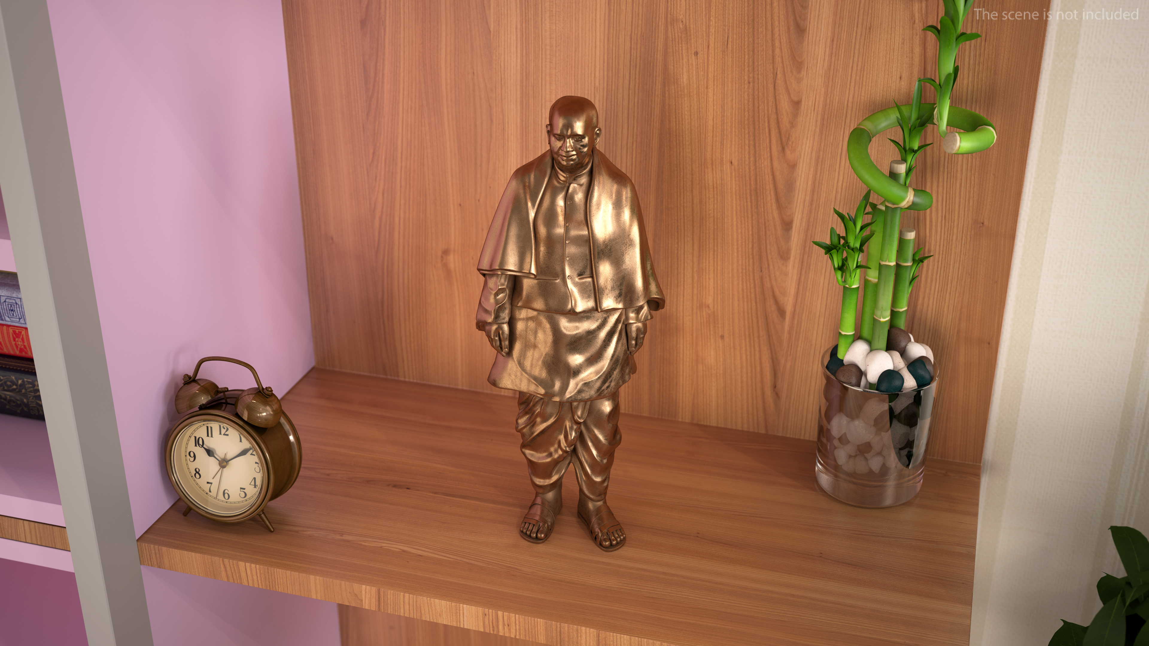 Bronze Indian Man Statue for 3D Print 3D