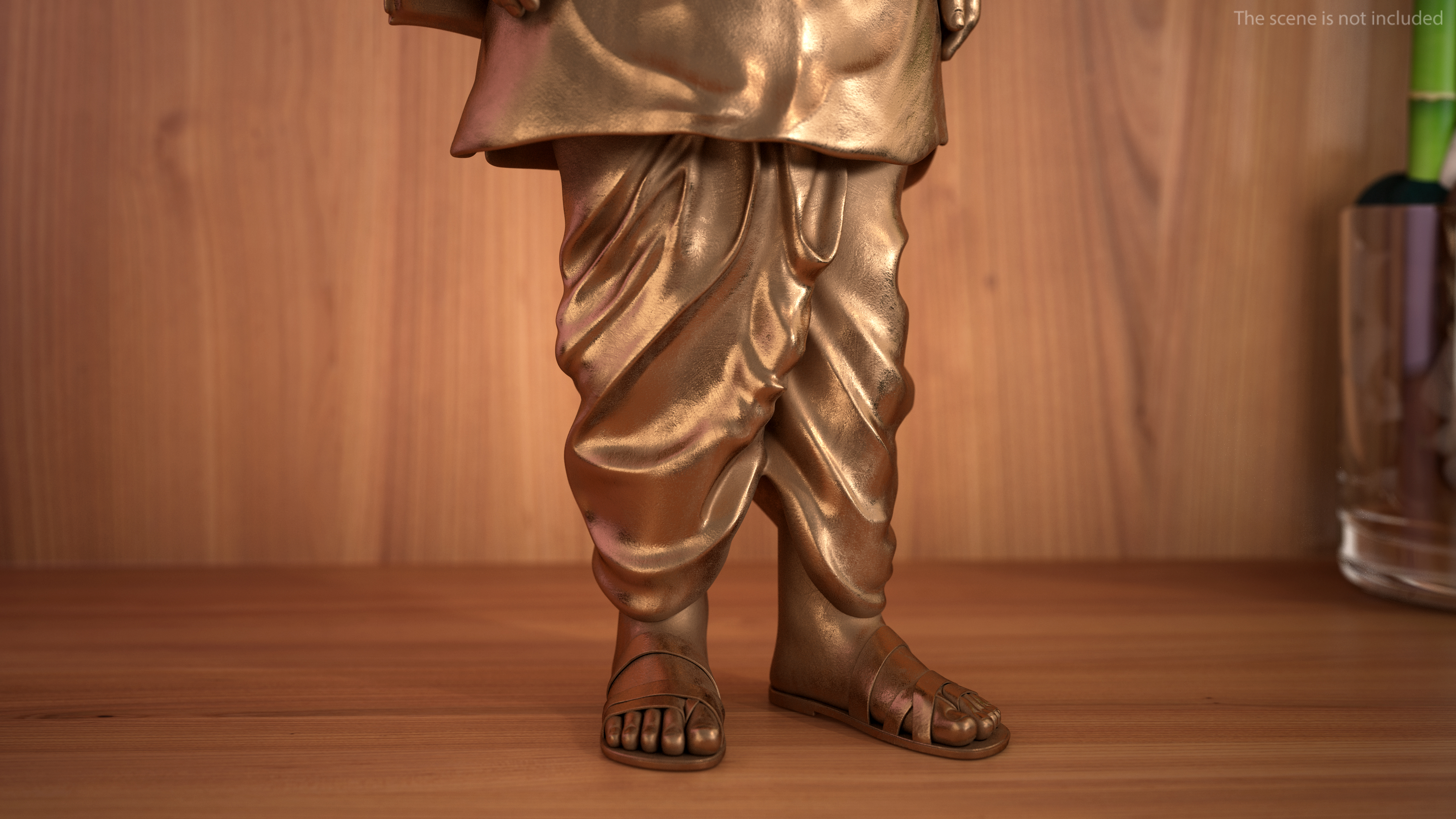 Bronze Indian Man Statue for 3D Print 3D