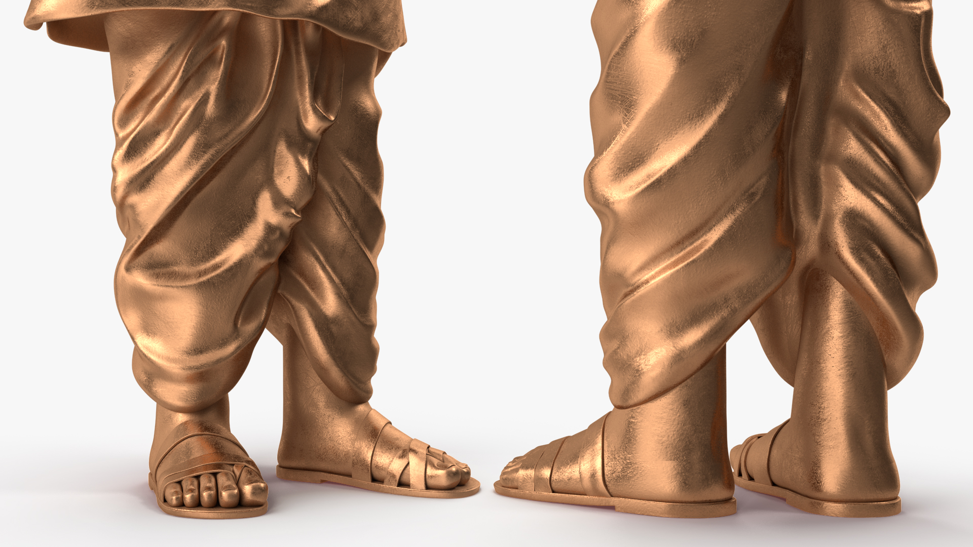 Bronze Indian Man Statue for 3D Print 3D