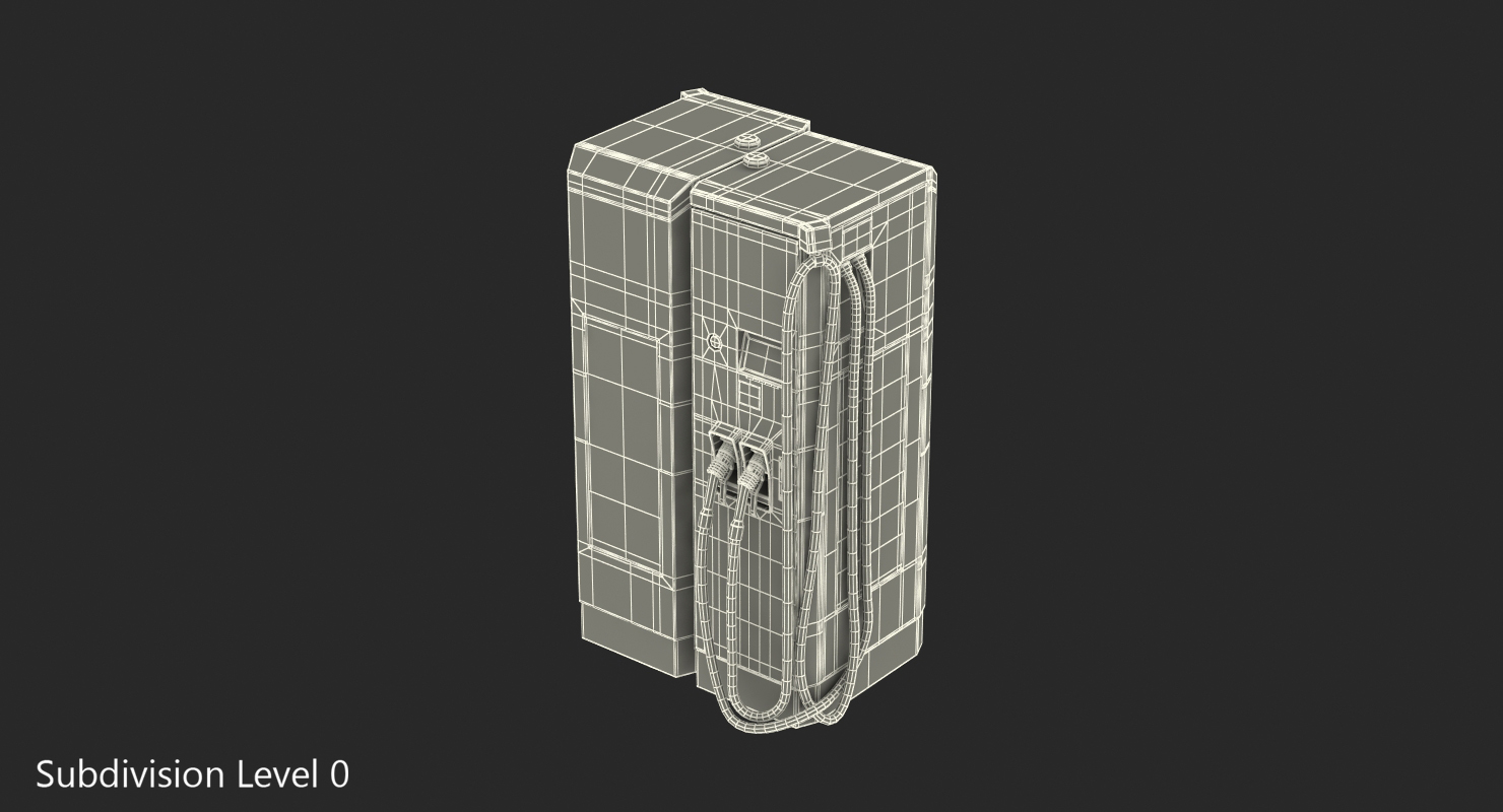 3D Fast EV Charger Generic model