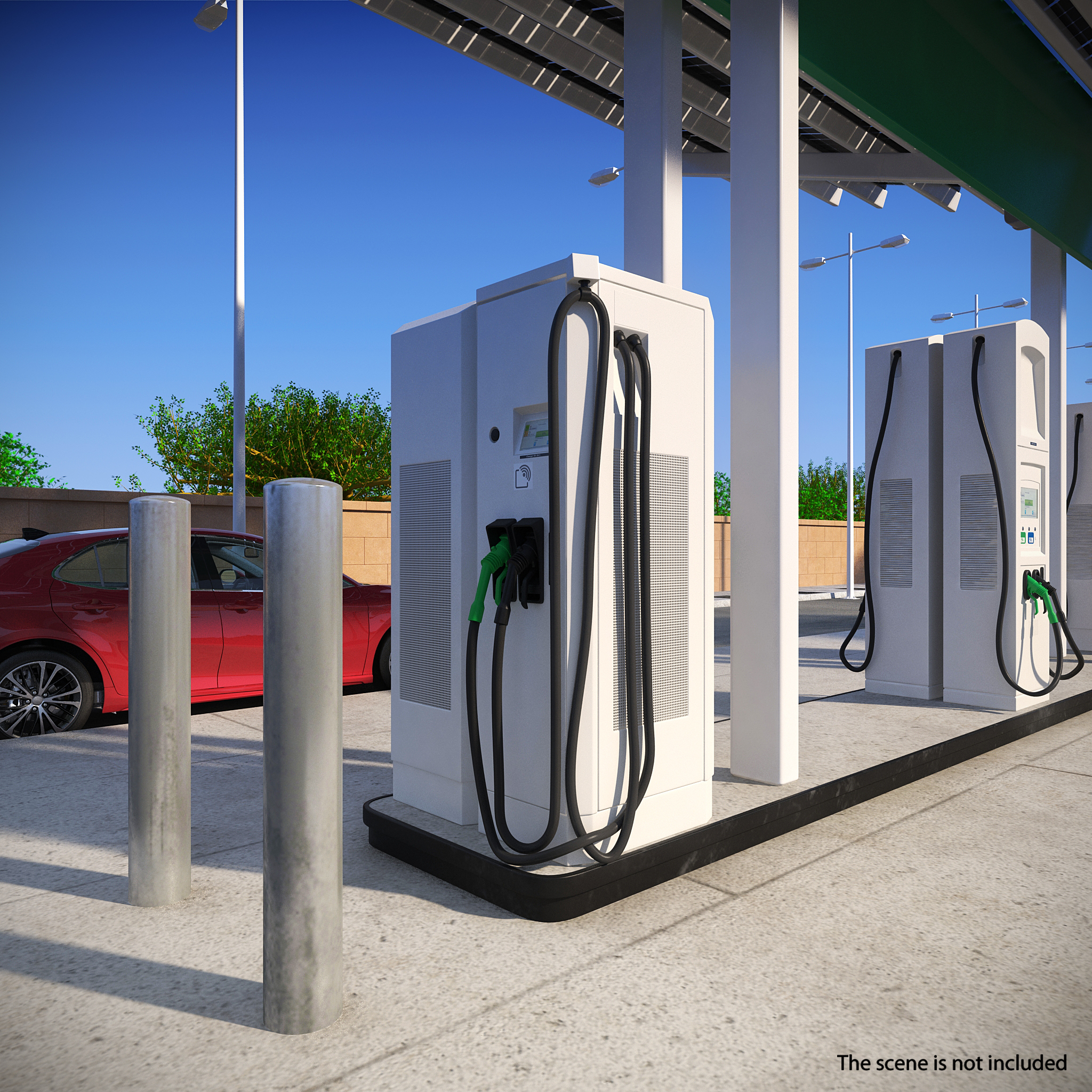 3D Fast EV Charger Generic model