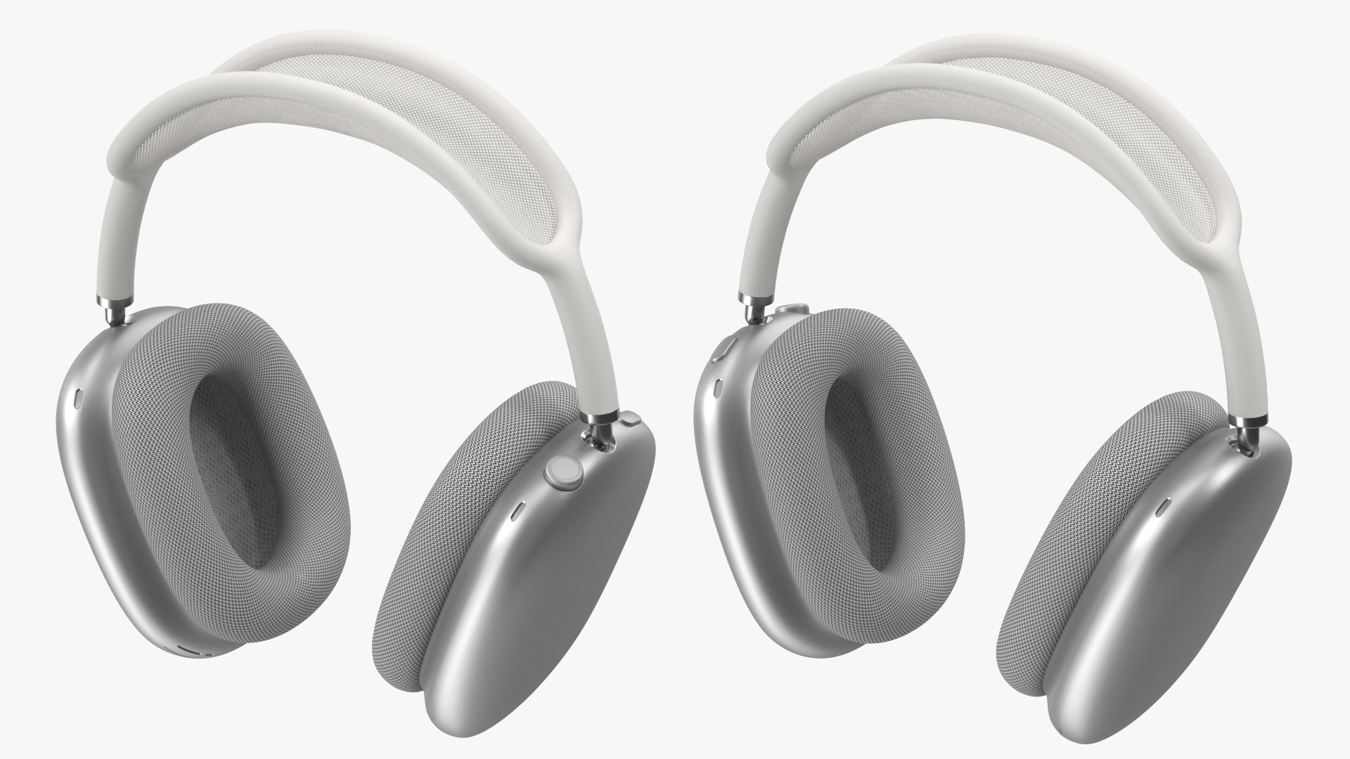 AirPods Max Headphones Silver 3D model