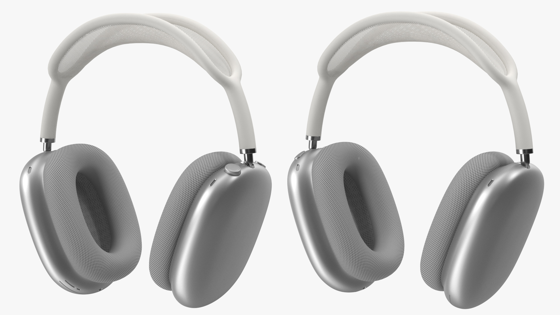 AirPods Max Headphones Silver 3D model