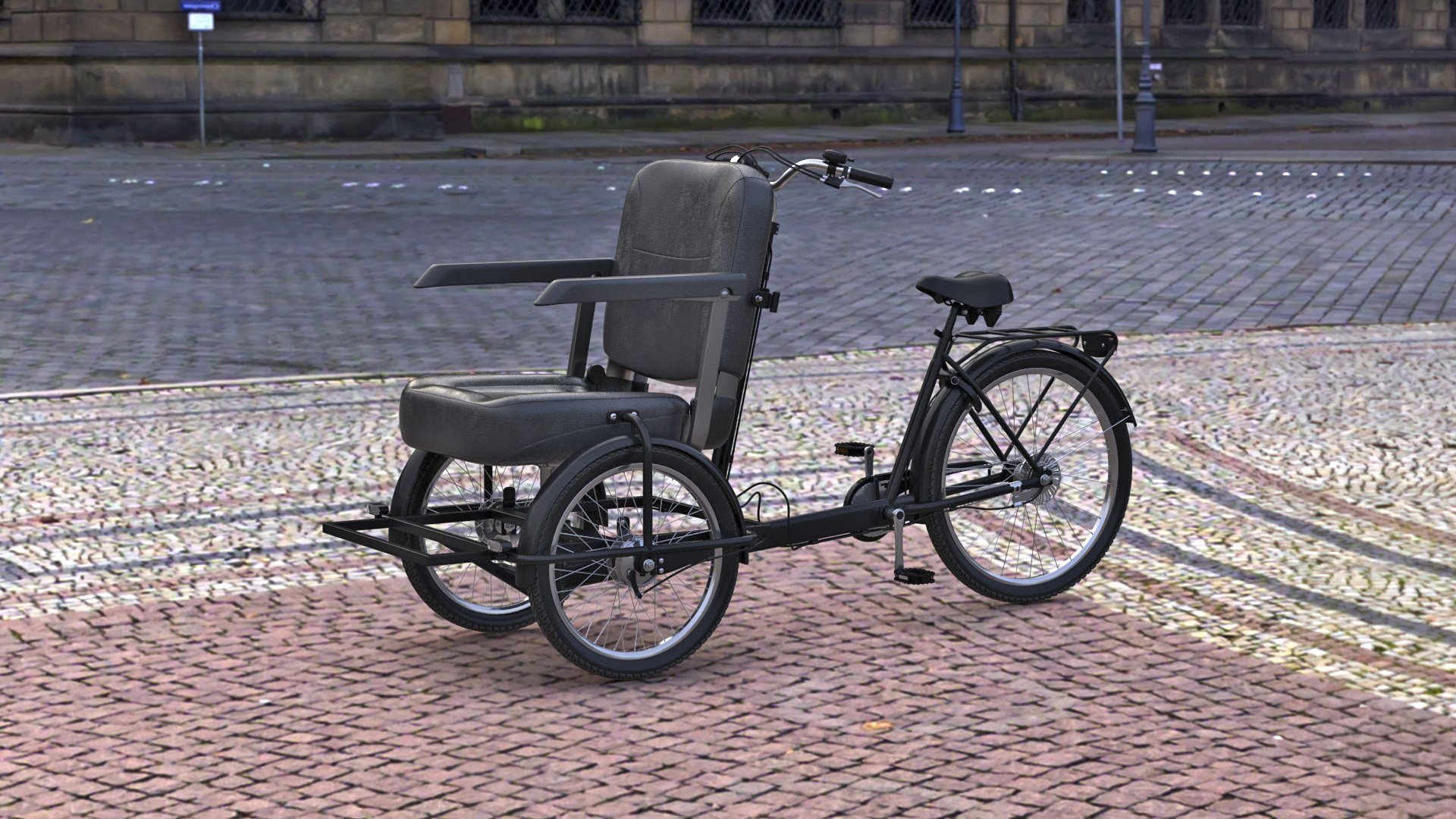Cycle Rickshaw 3D model