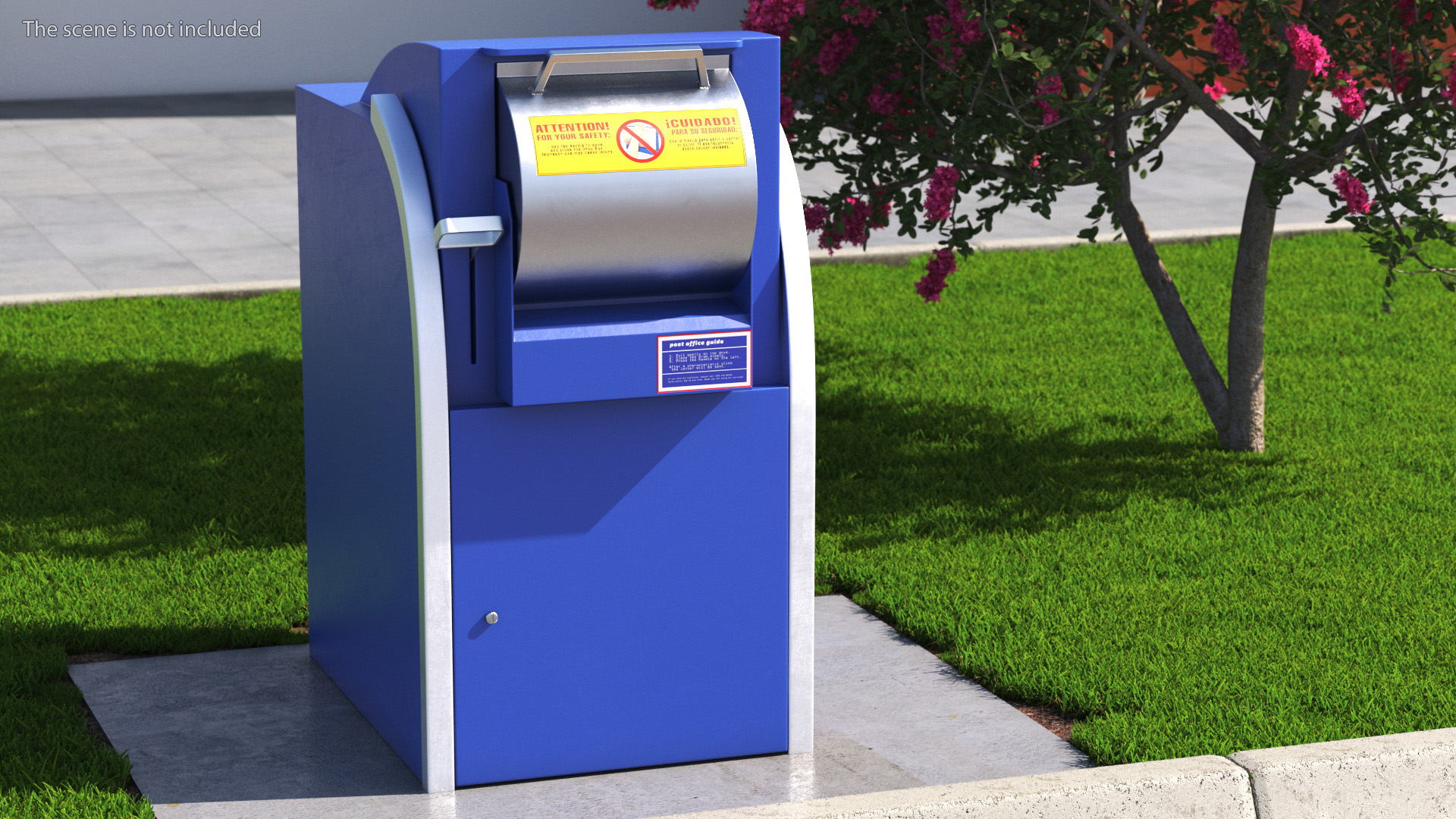 Parcel Drop Box Big 3D model