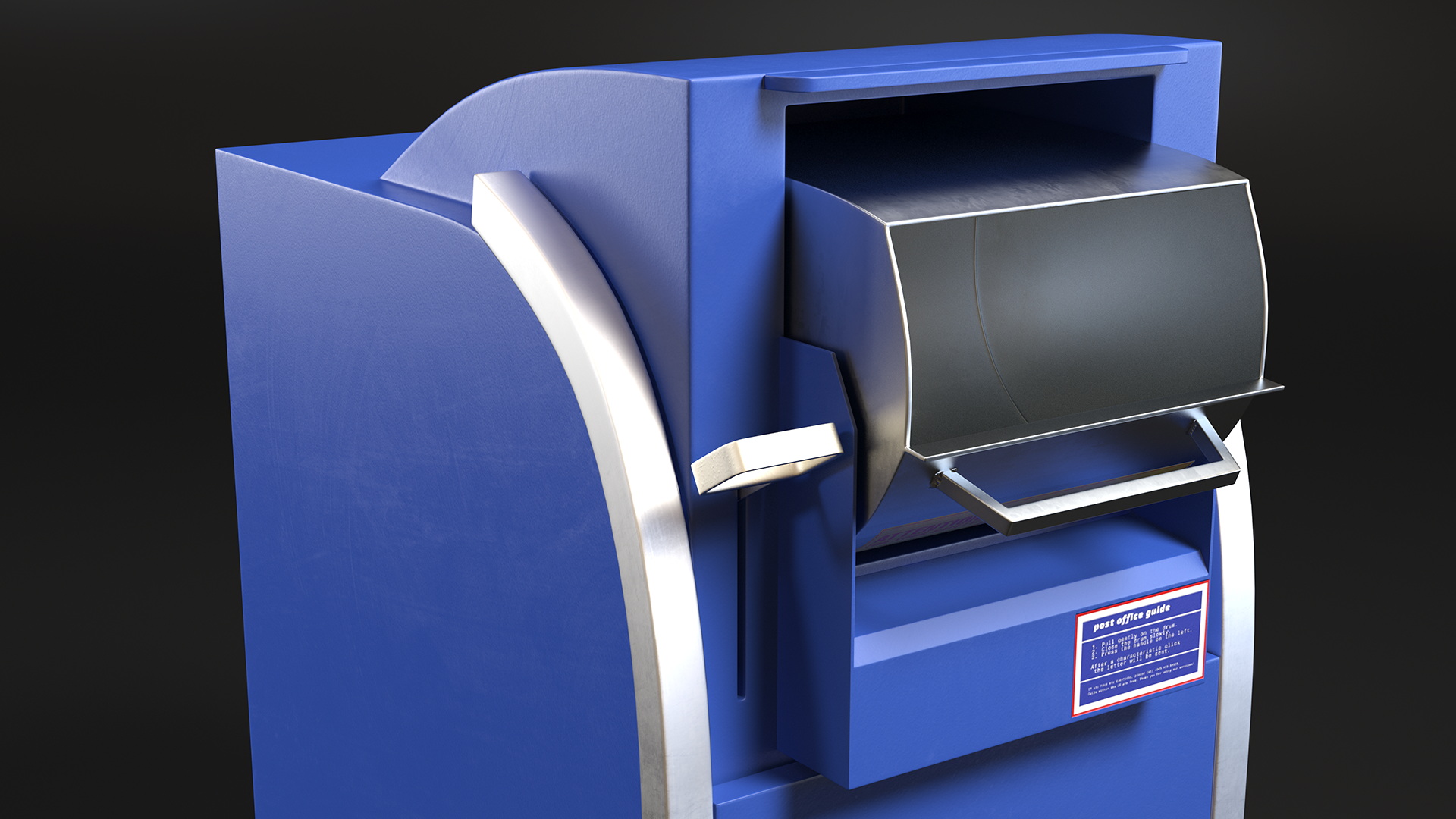 Parcel Drop Box Big 3D model
