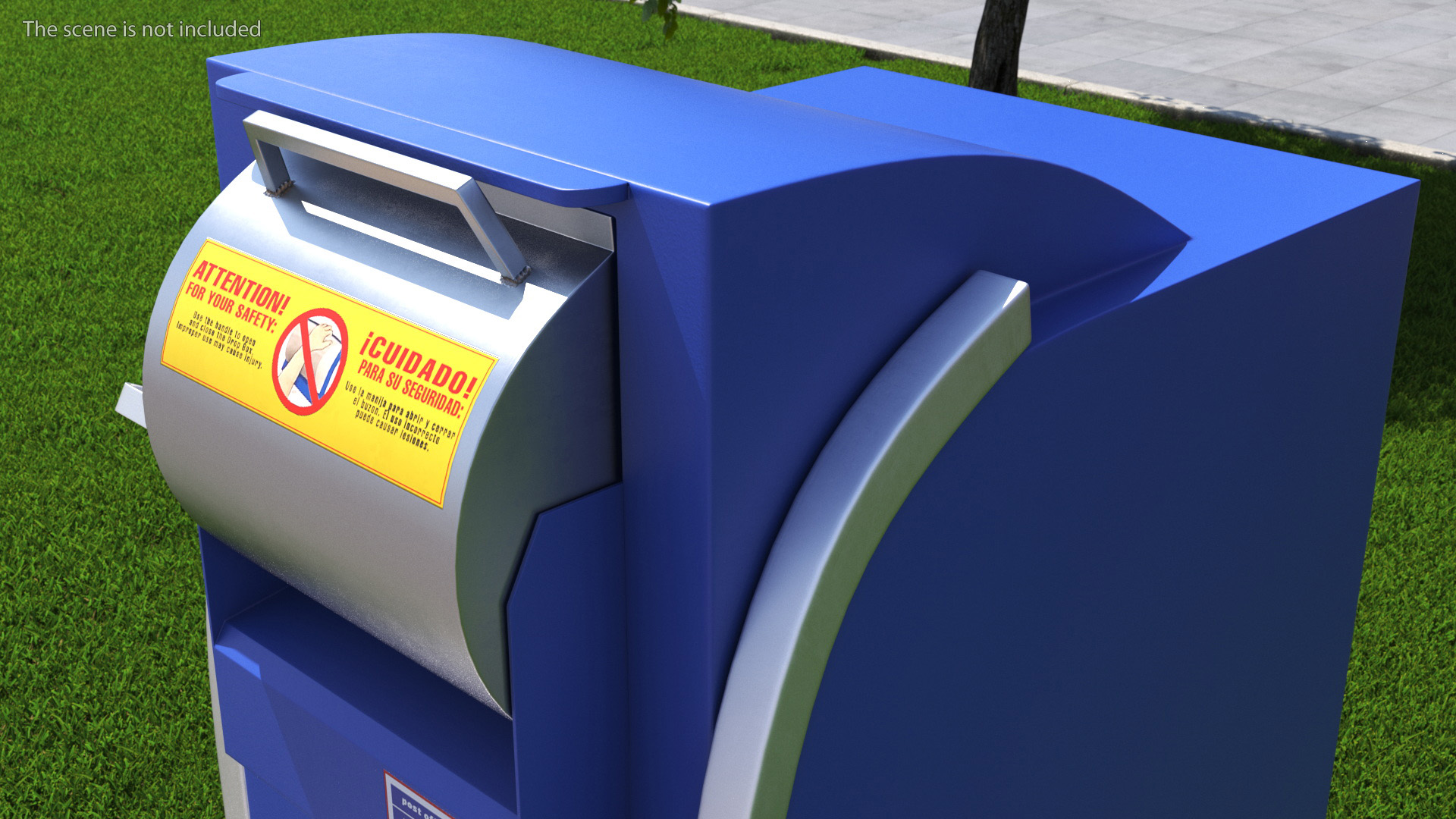 Parcel Drop Box Big 3D model