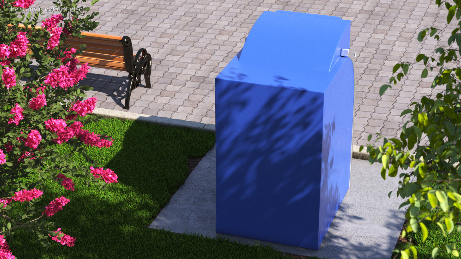 Parcel Drop Box Big 3D model