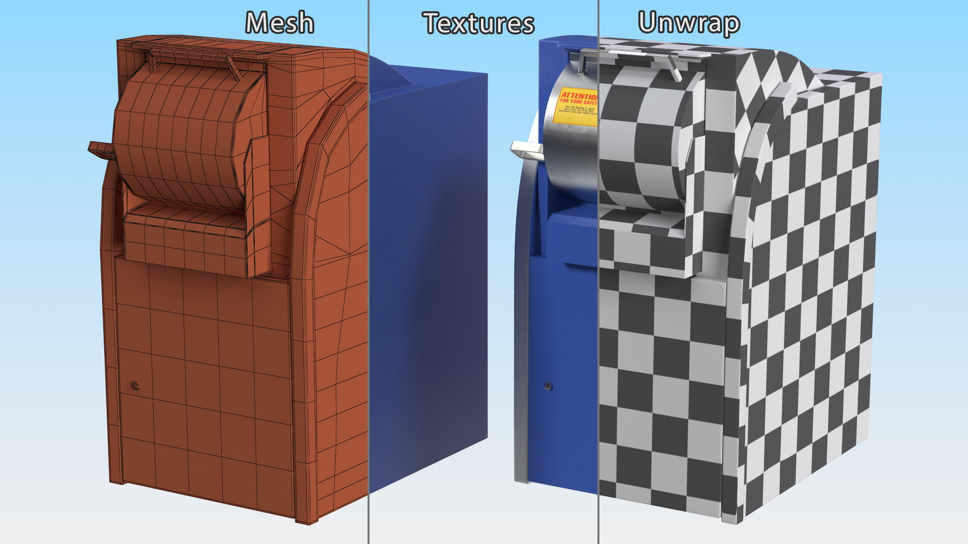 Parcel Drop Box Big 3D model