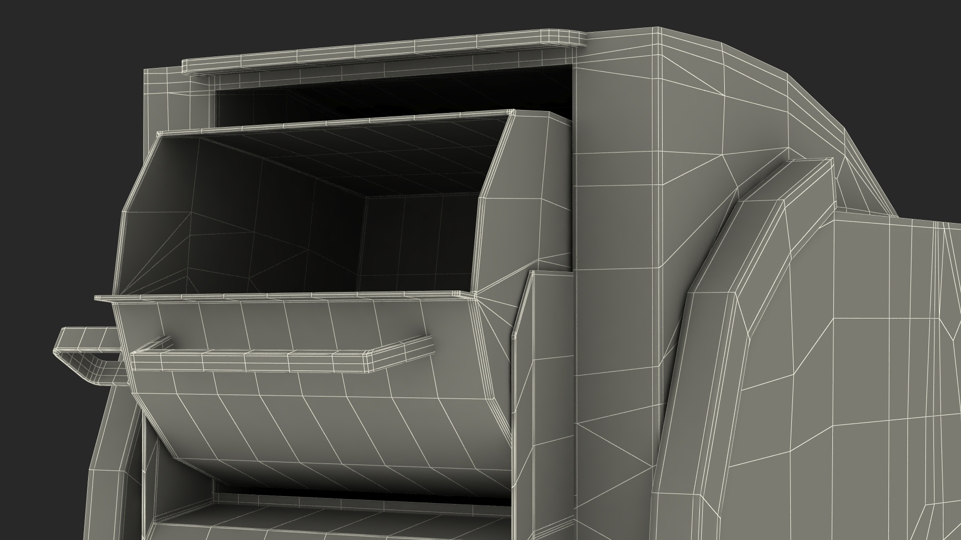 Parcel Drop Box Big 3D model