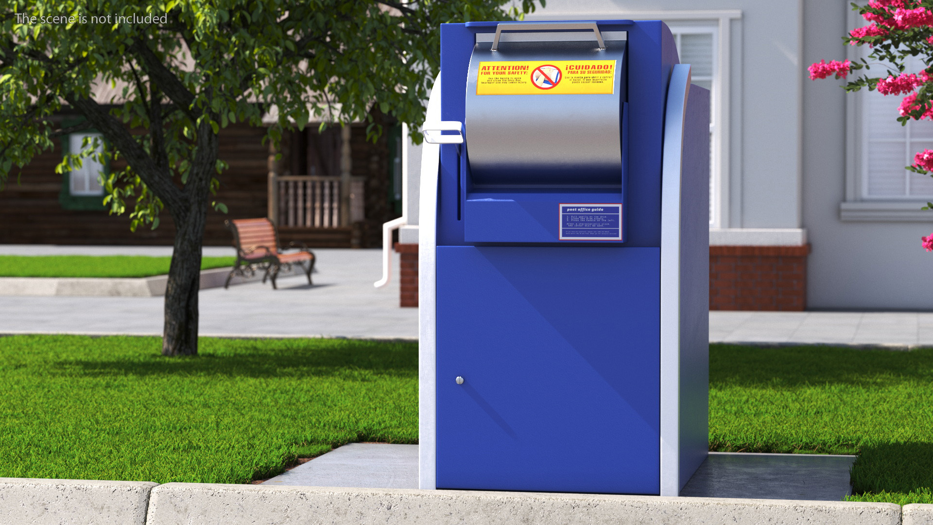 Parcel Drop Box Big 3D model