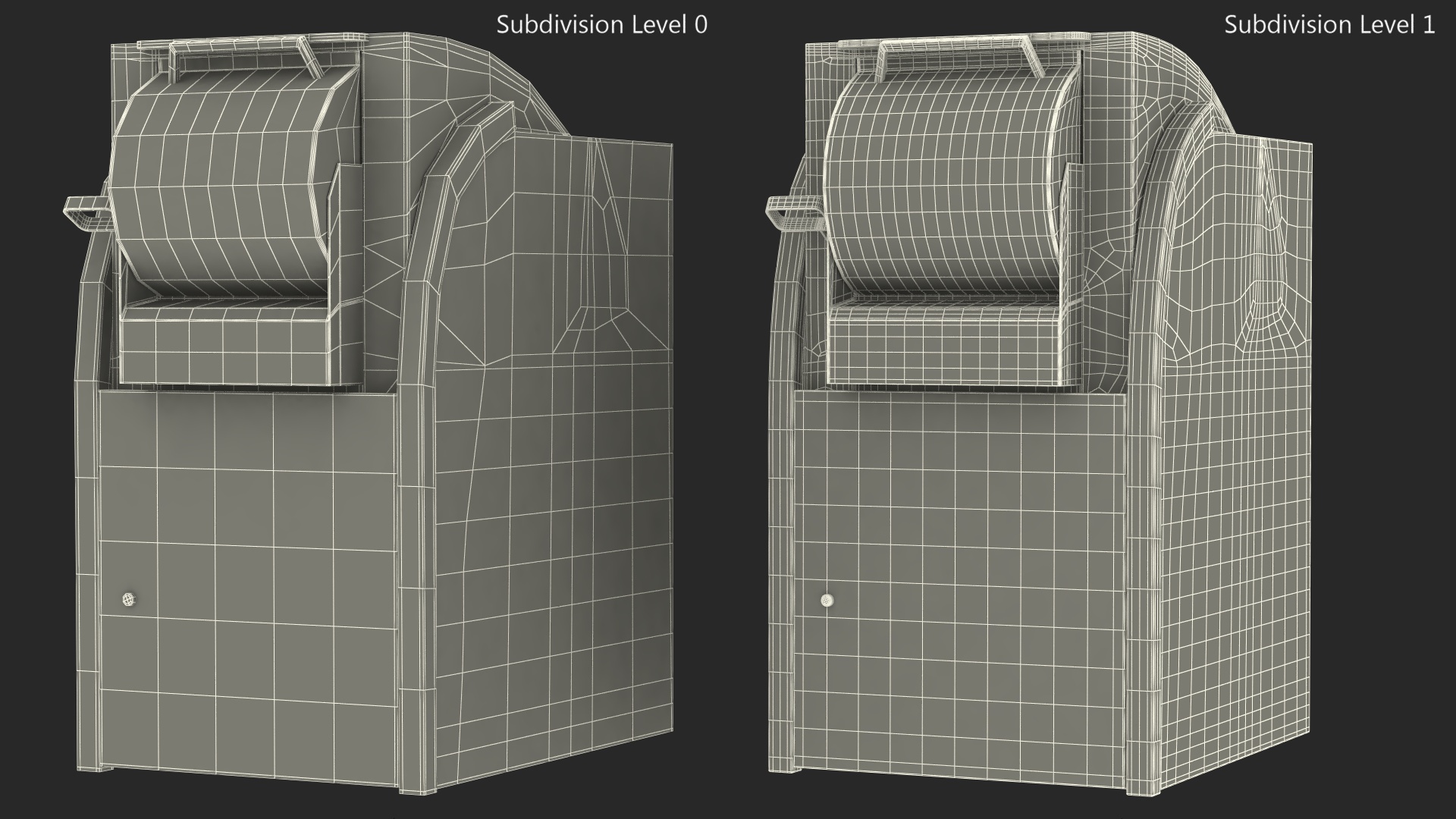 Parcel Drop Box Big 3D model