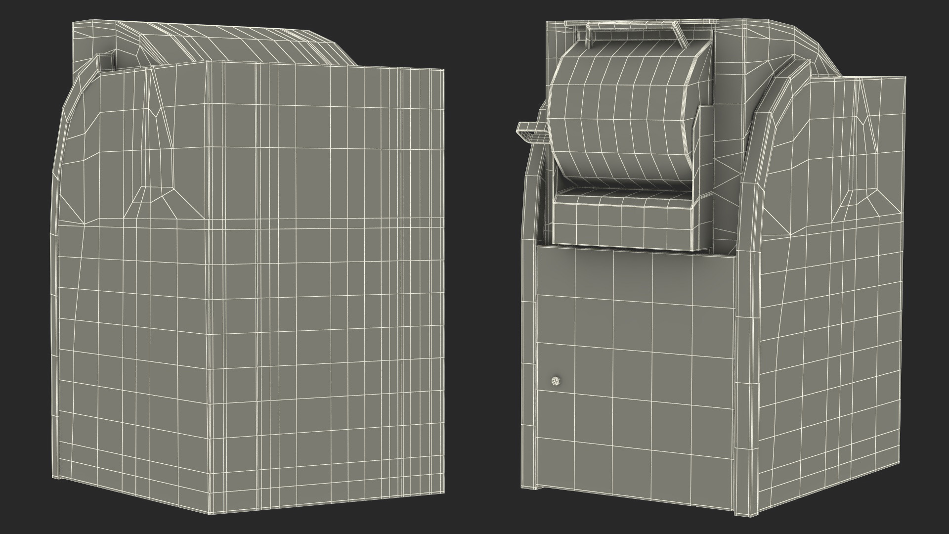Parcel Drop Box Big 3D model