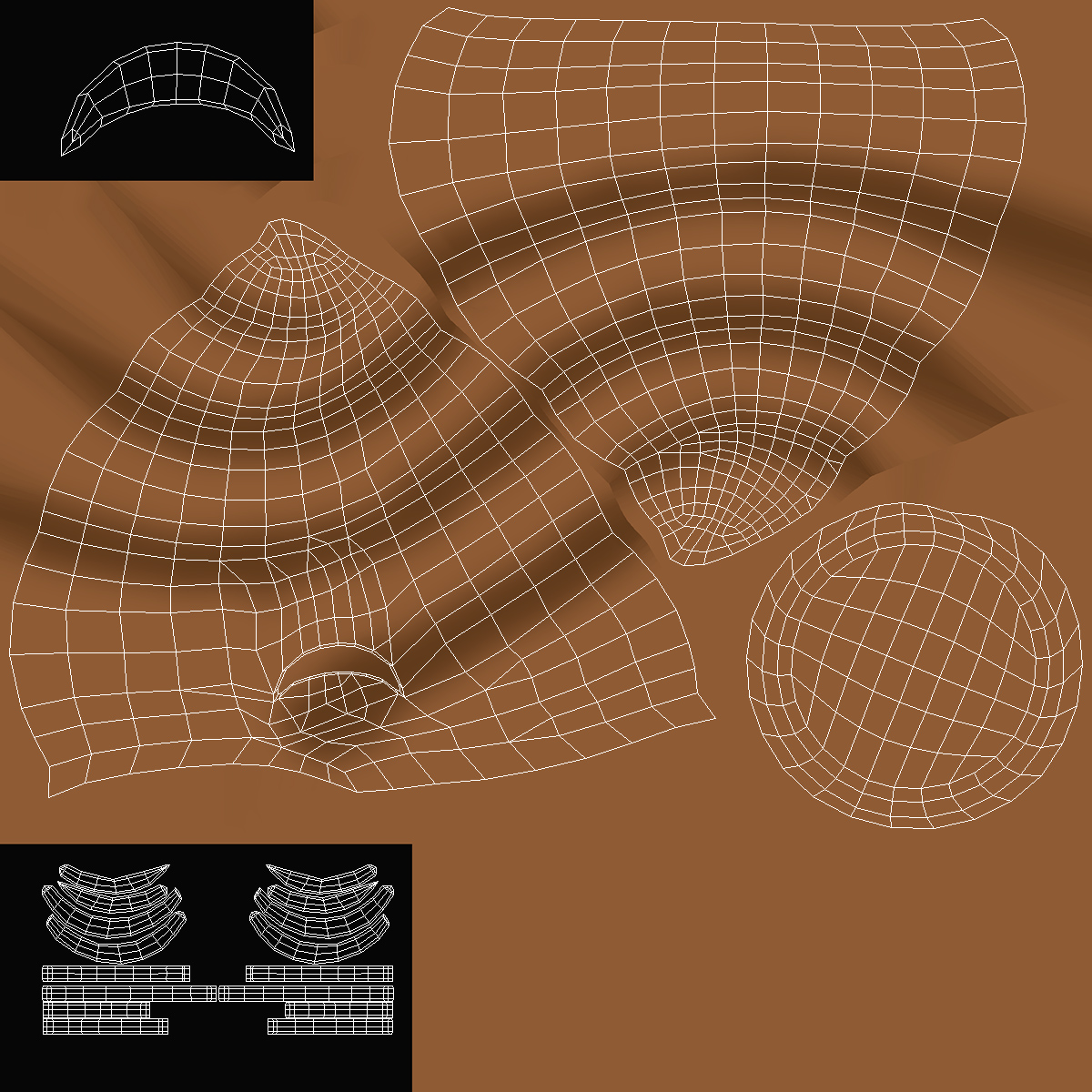 Disappointed Face Poop Emoji Smile 3D model