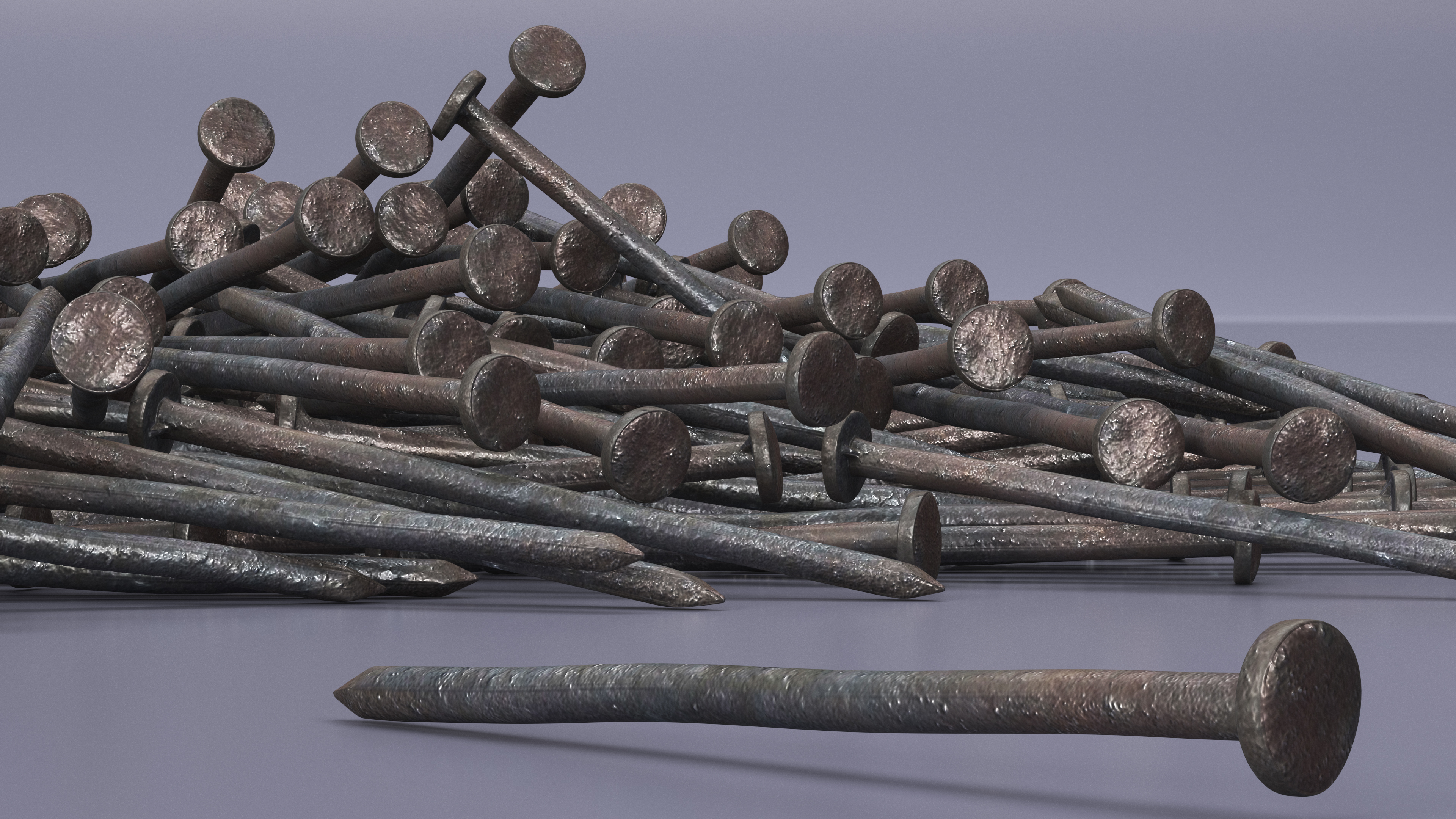 Framing Nails Old 3D