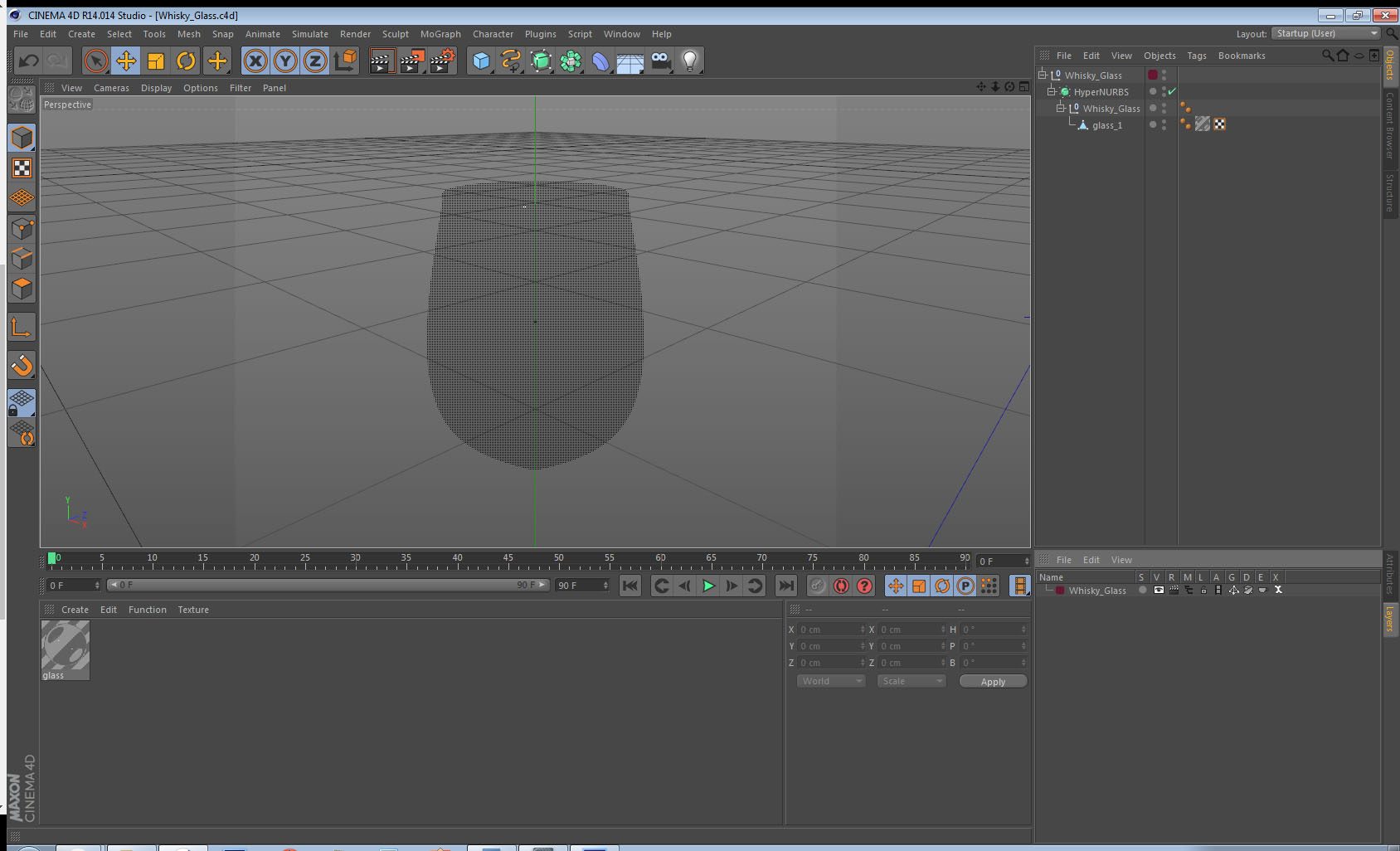 Whisky Glass 3D