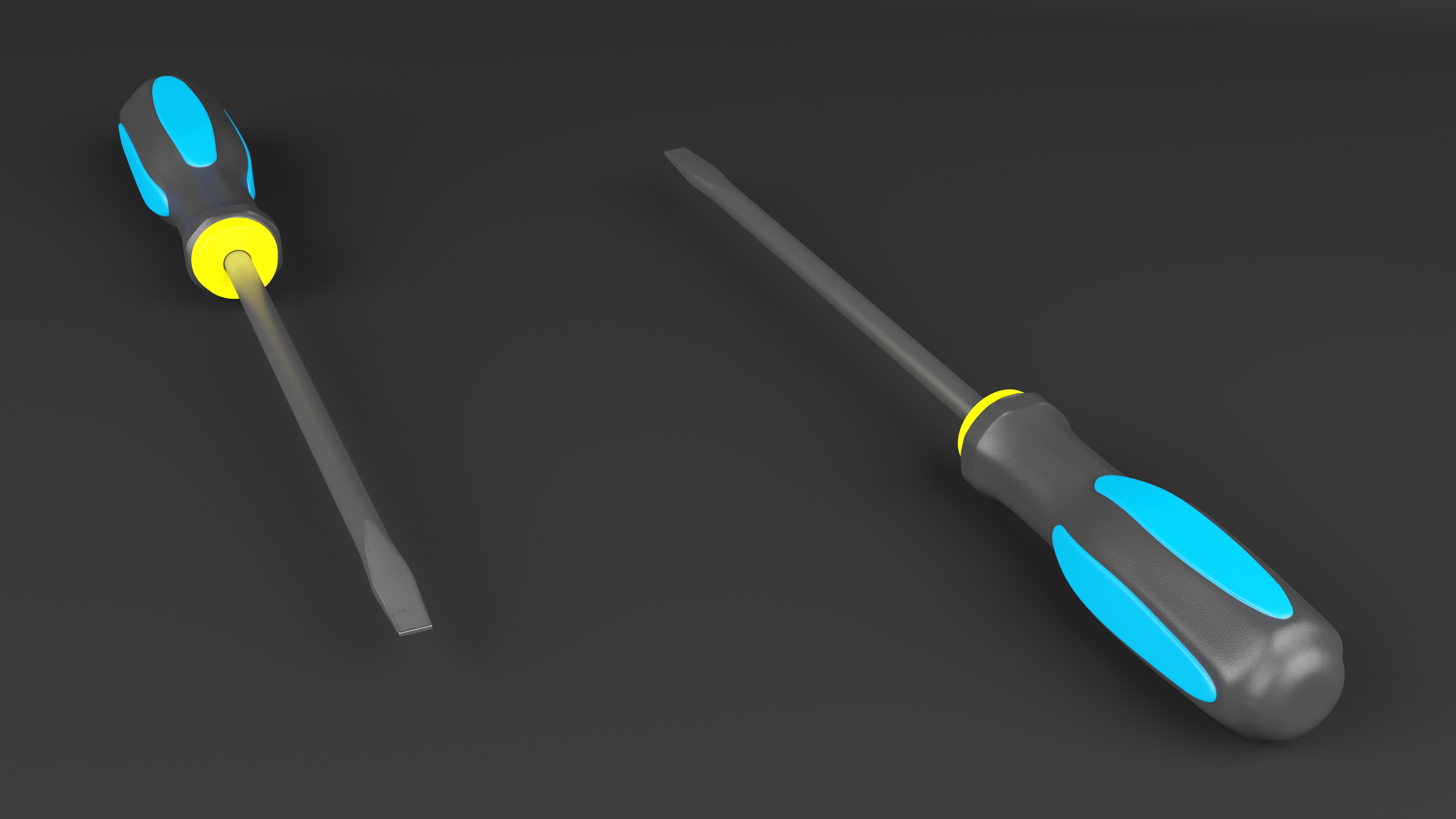 3D model Flat Head Screwdriver 8mm