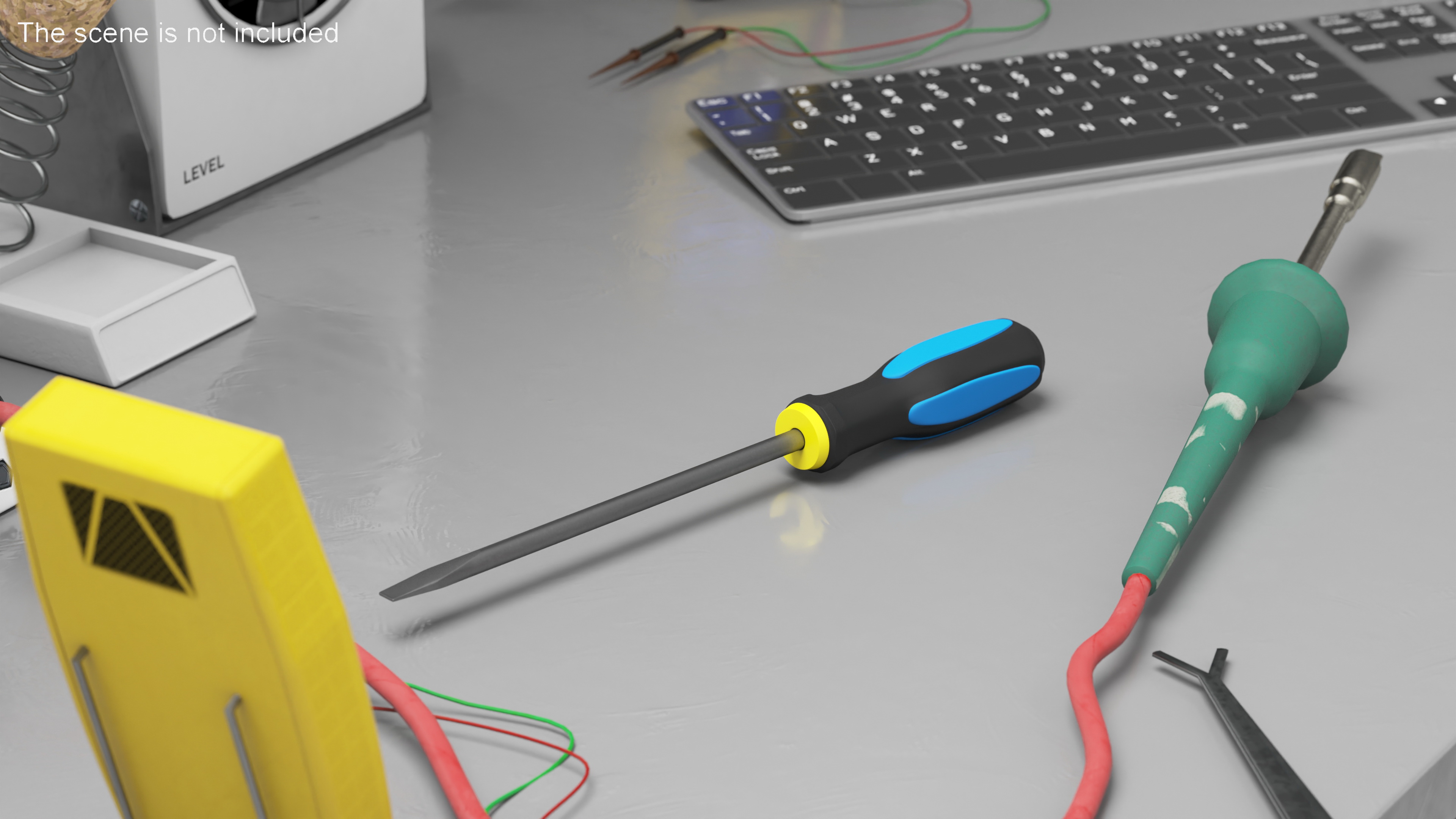 3D model Flat Head Screwdriver 8mm