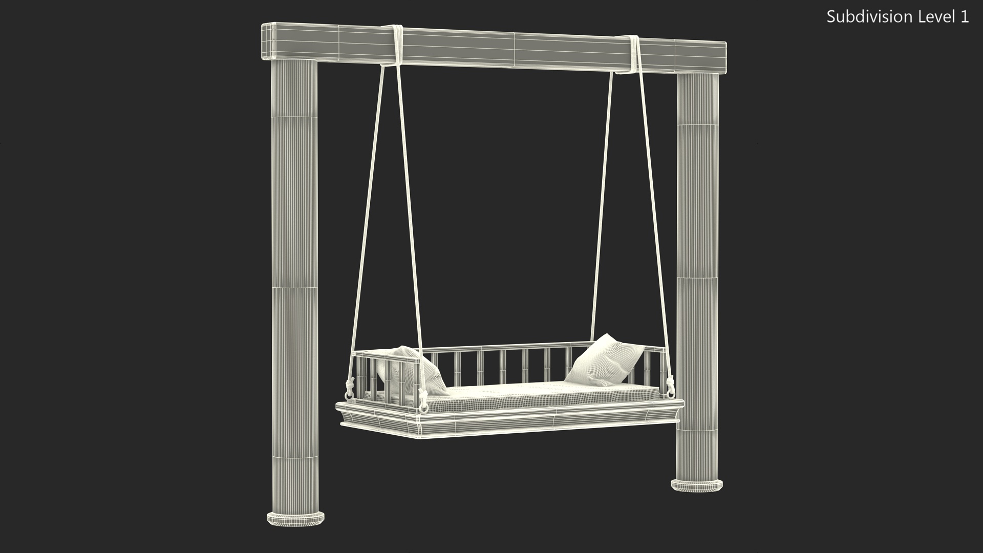 3D Hanging Swing Sofa model