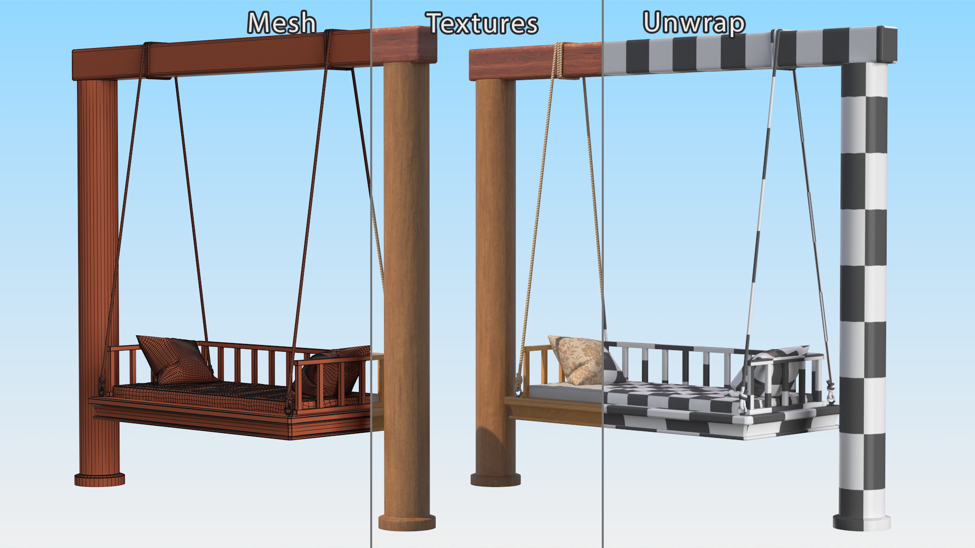 3D Hanging Swing Sofa model