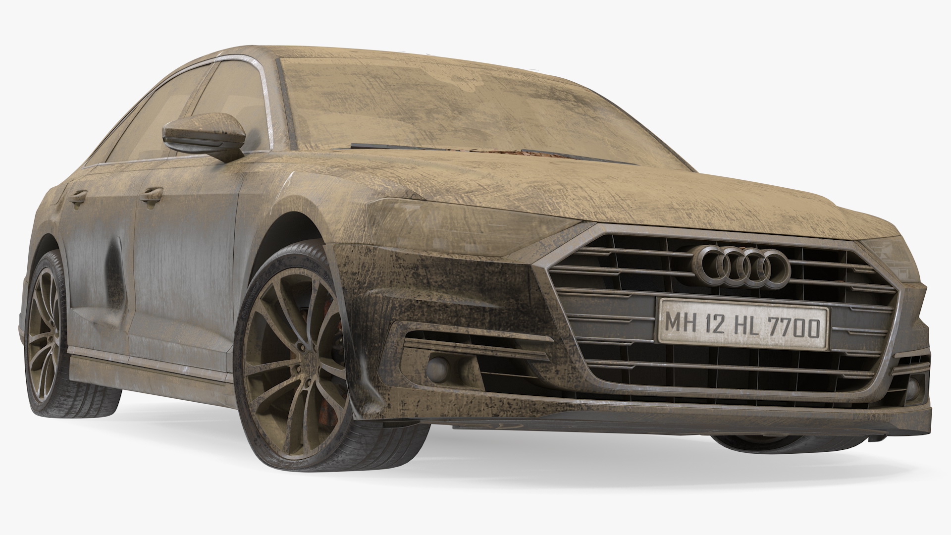 Abandoned Audi A8 3D