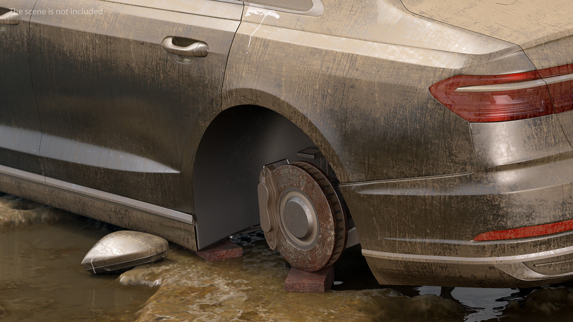 Abandoned Audi A8 3D
