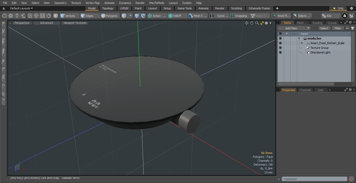 Smart Food Kitchen Scale 3D model