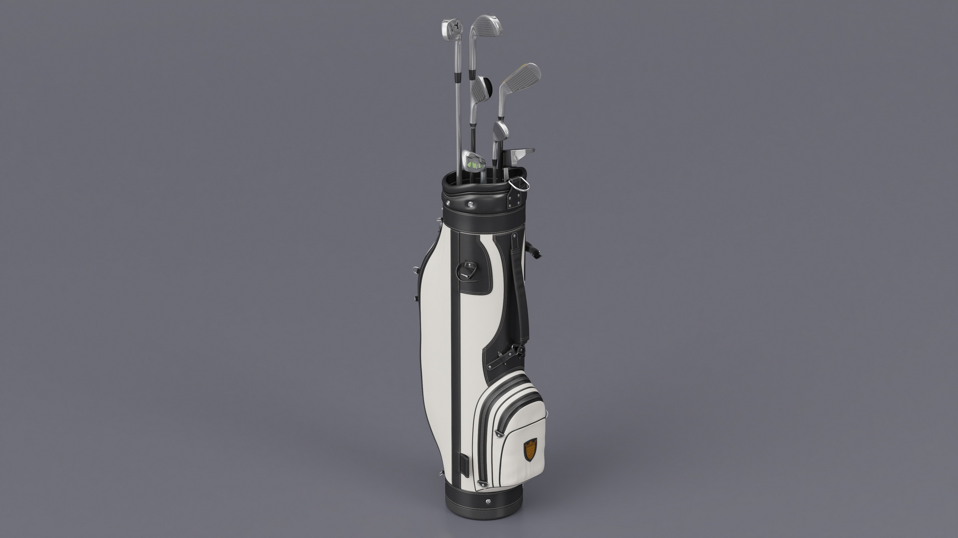 Golf Club Set with Bag 3D