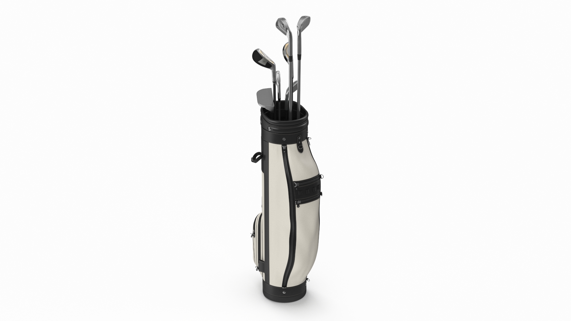 Golf Club Set with Bag 3D