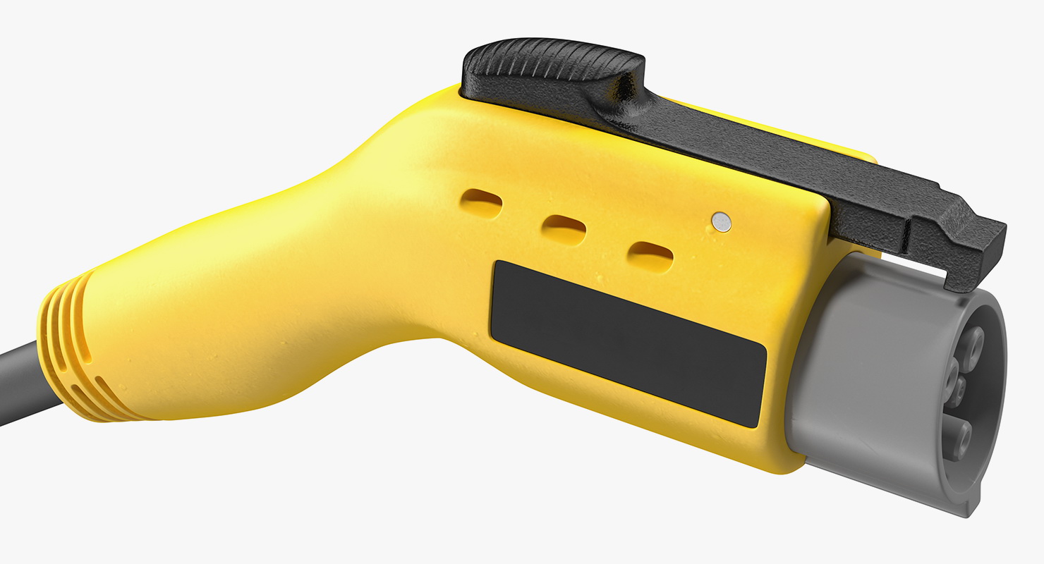 Electric Car Charging Plug Generic 3D model