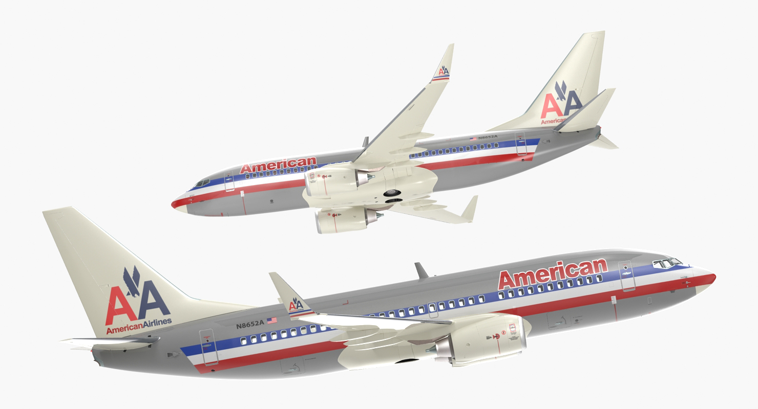 Boeing 737 700 American Airlines 3D