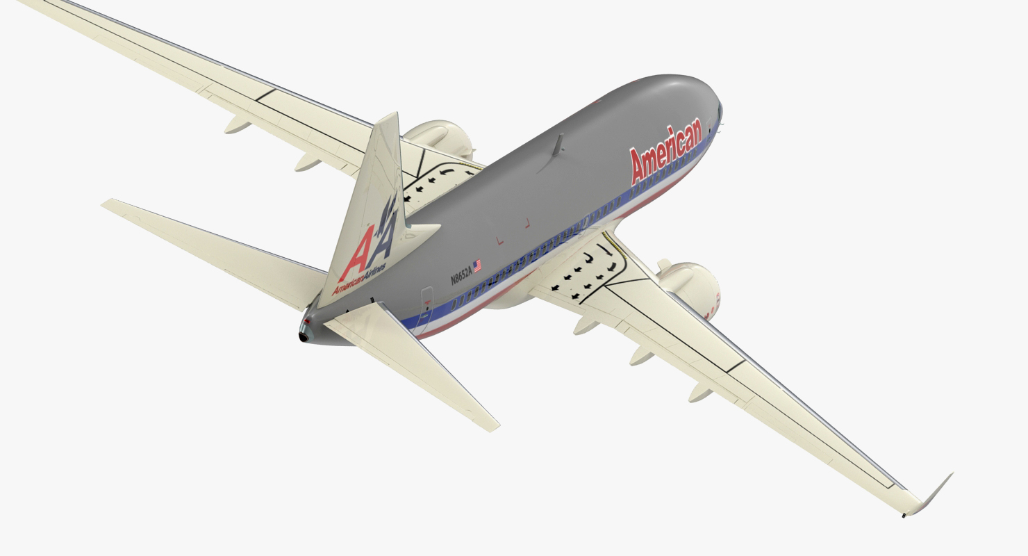 Boeing 737 700 American Airlines 3D