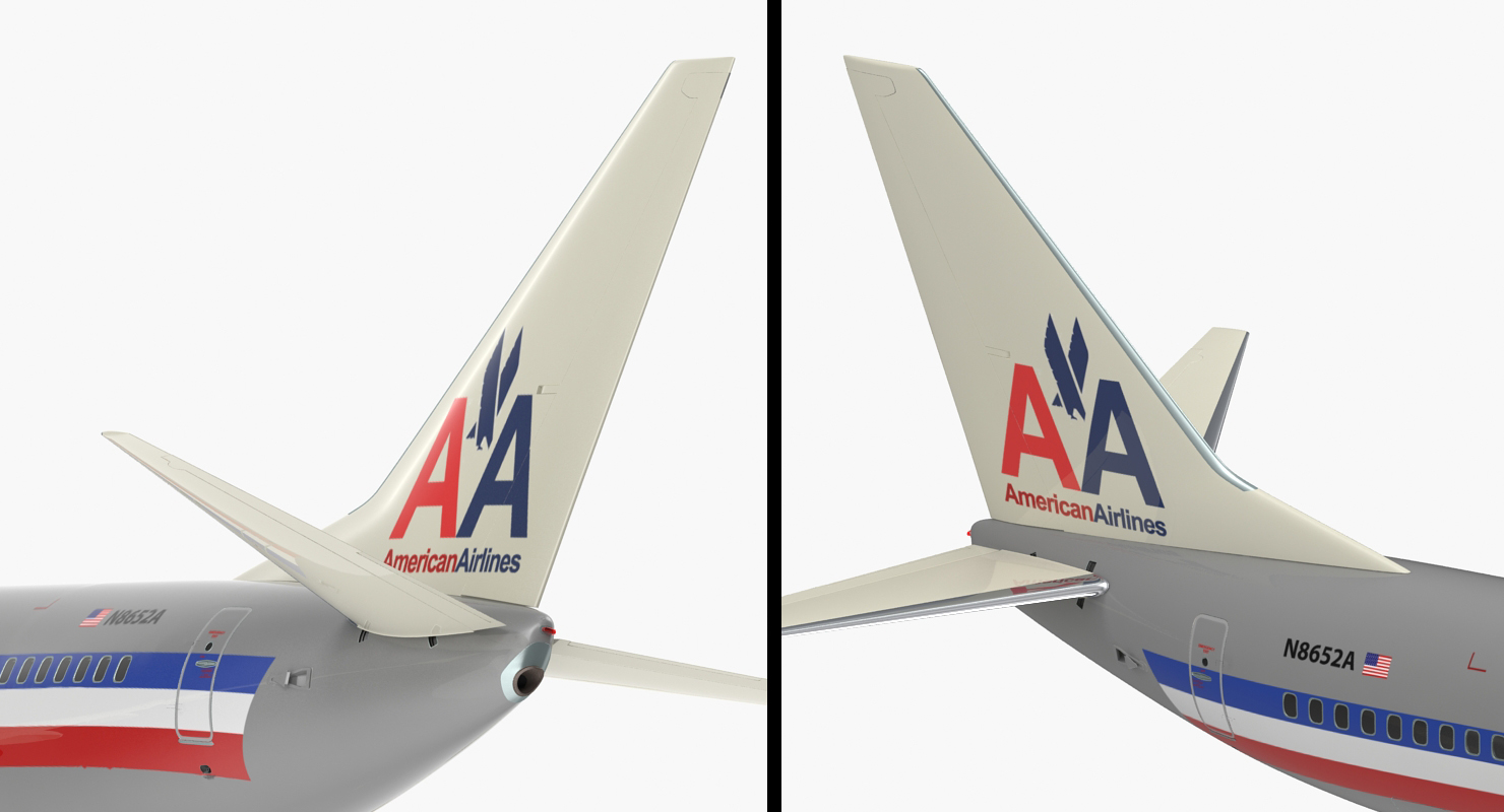 Boeing 737 700 American Airlines 3D