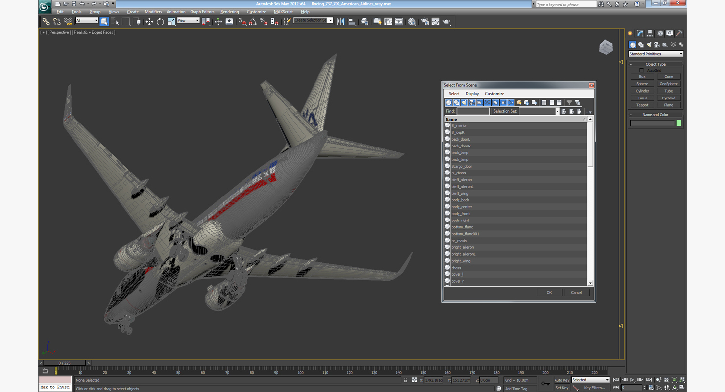 Boeing 737 700 American Airlines 3D