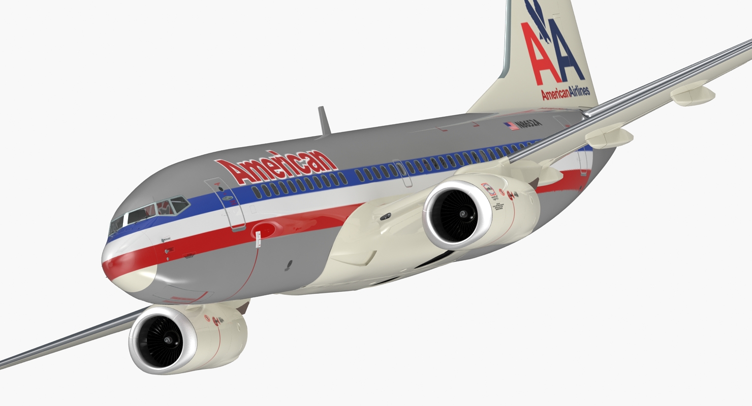 Boeing 737 700 American Airlines 3D