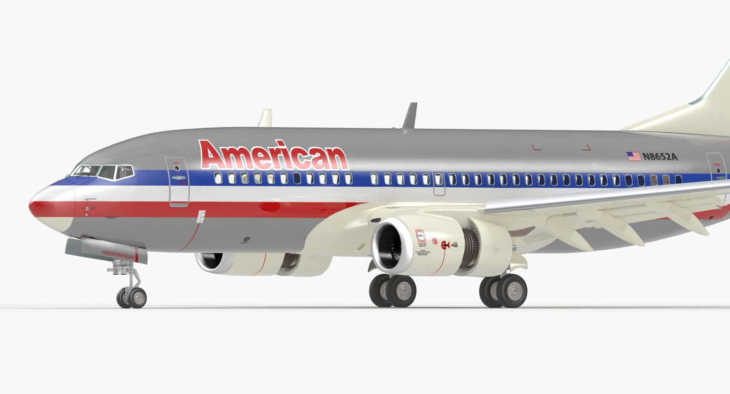 Boeing 737 700 American Airlines 3D