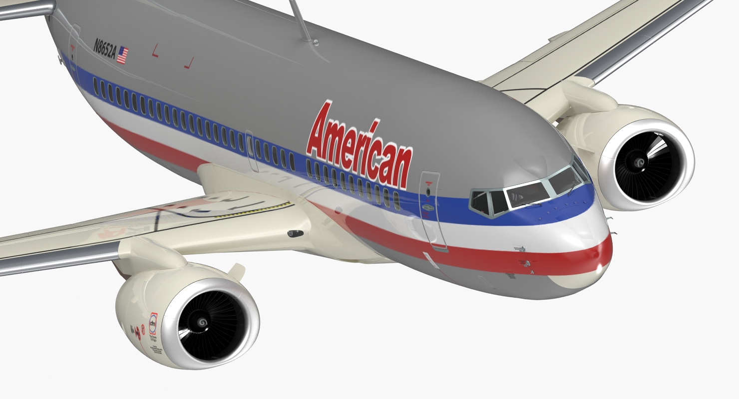 Boeing 737 700 American Airlines 3D