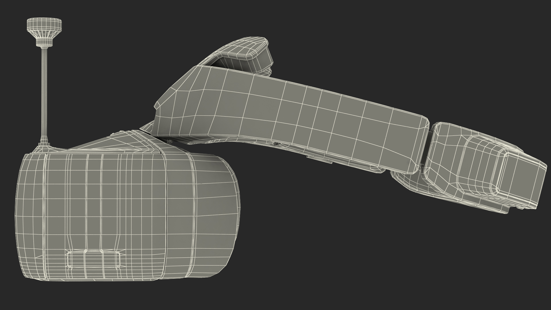 FPV Racing Drone Googles 3D model
