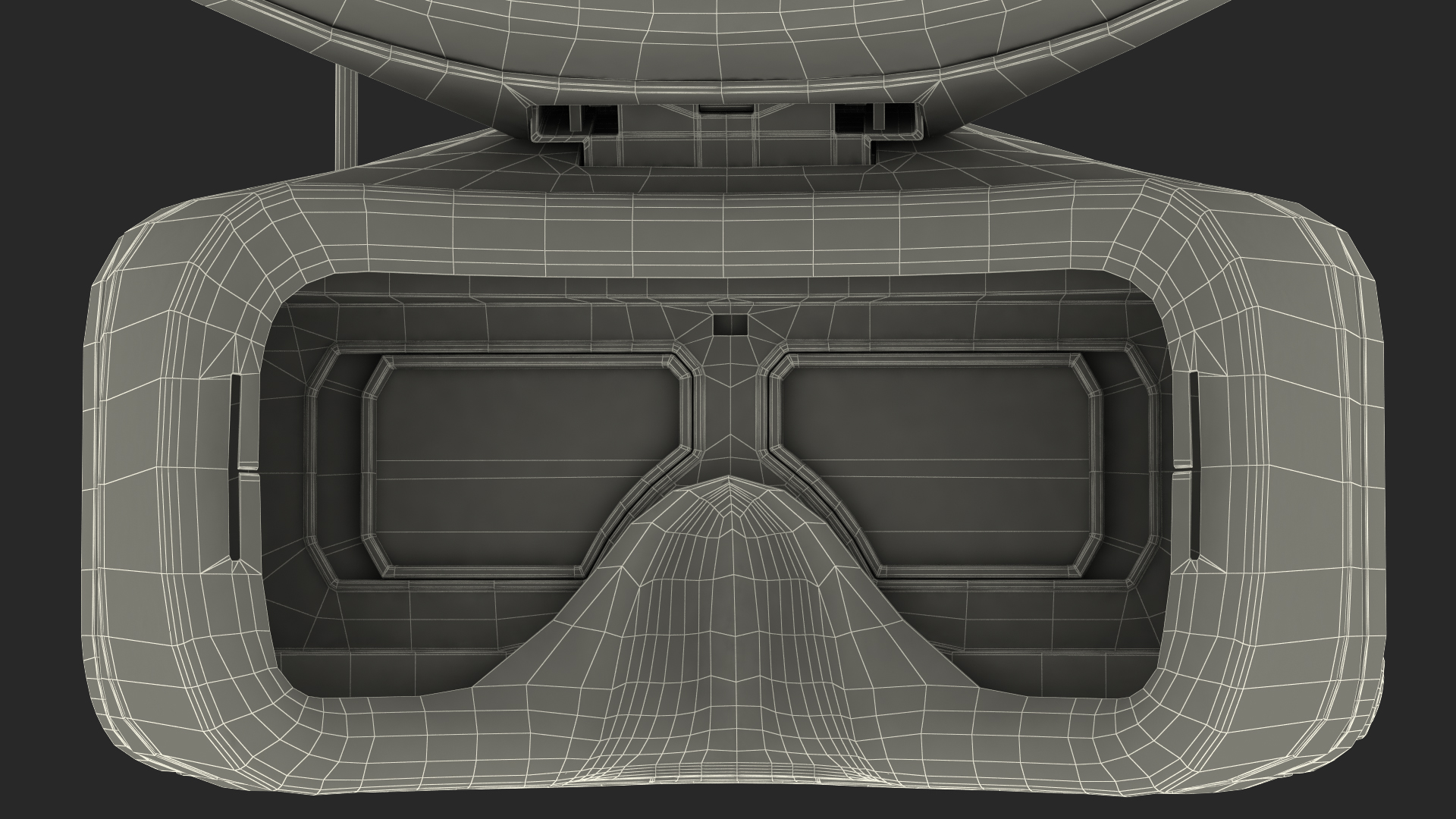 FPV Racing Drone Googles 3D model