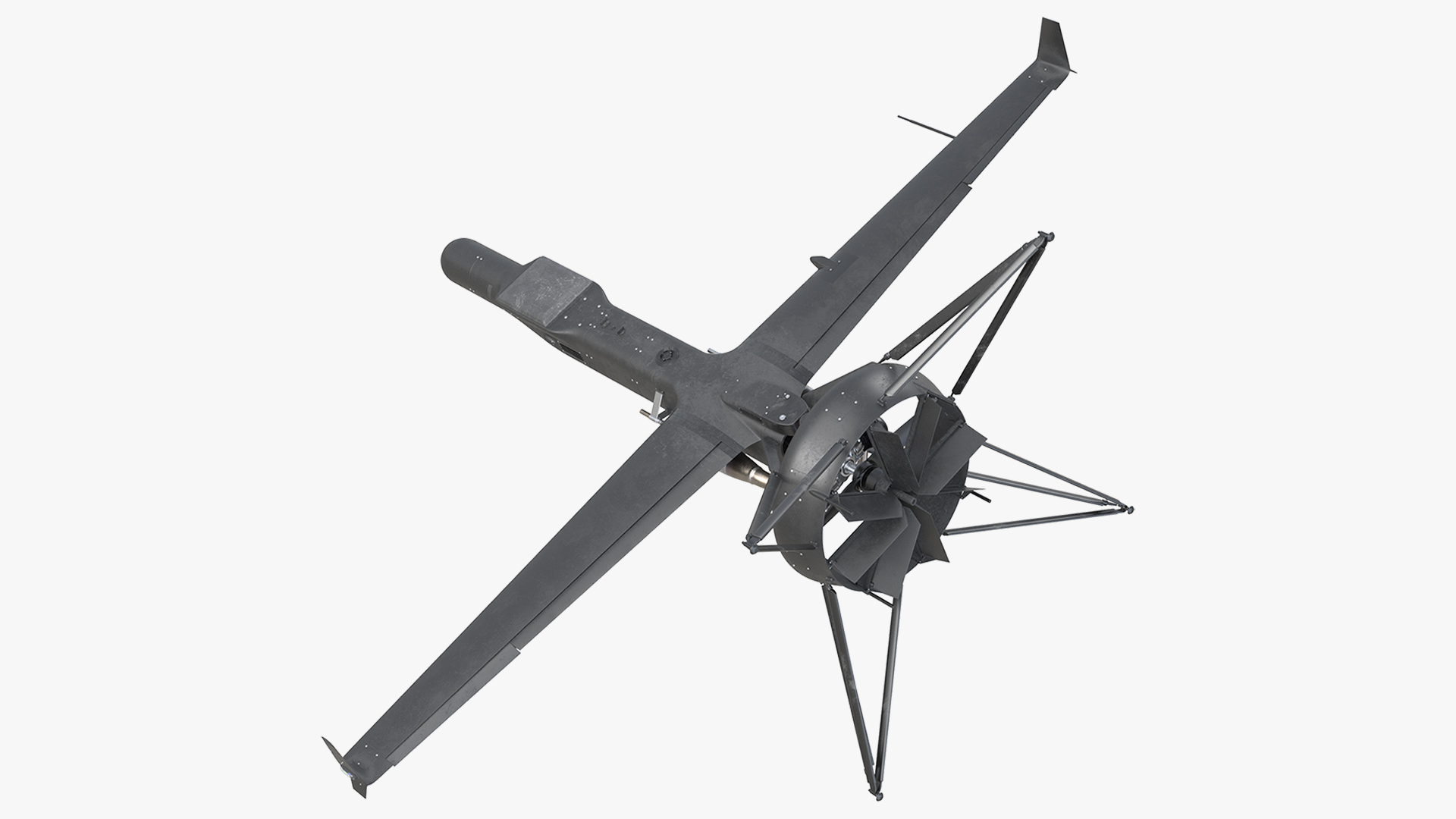Shield AI MQ-35 V-BAT Drone - Rigged