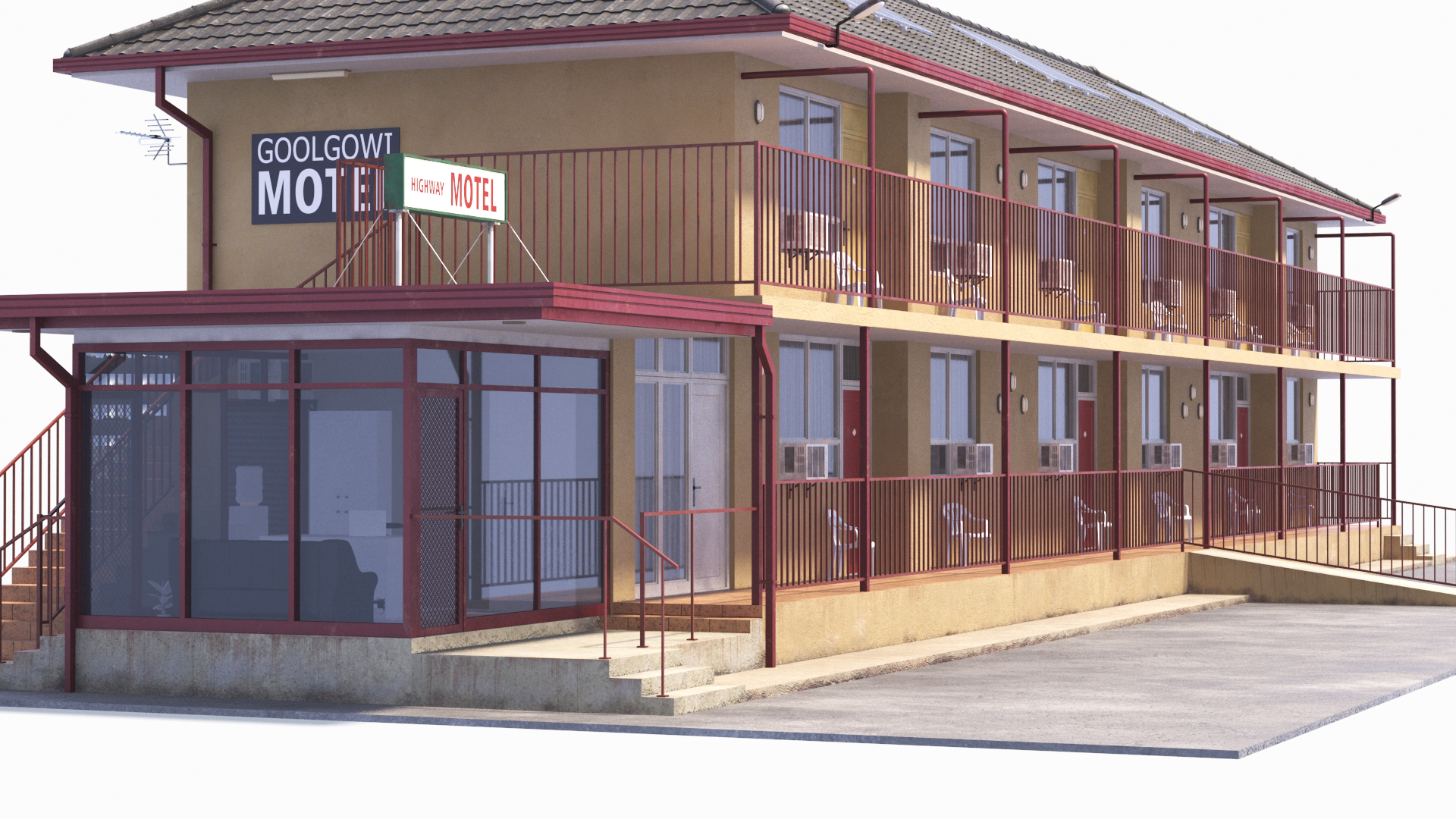 Goolgowi Highway Motel 3D