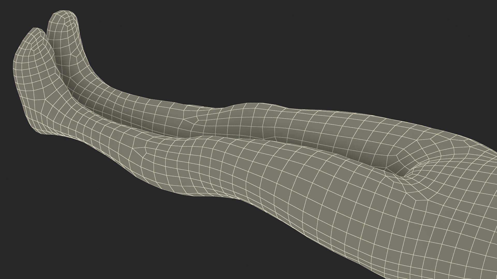 3D Mummy with Arms Crossed model