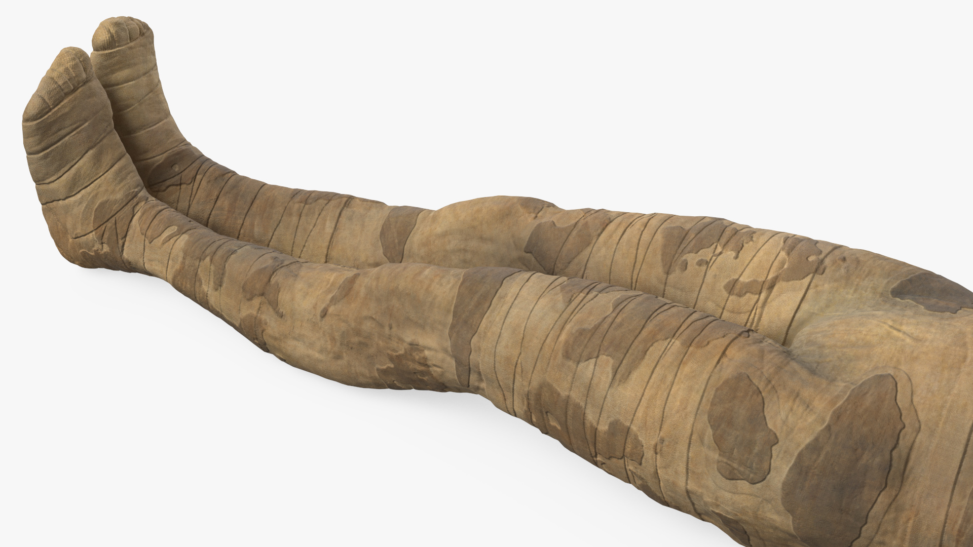 3D Mummy with Arms Crossed model