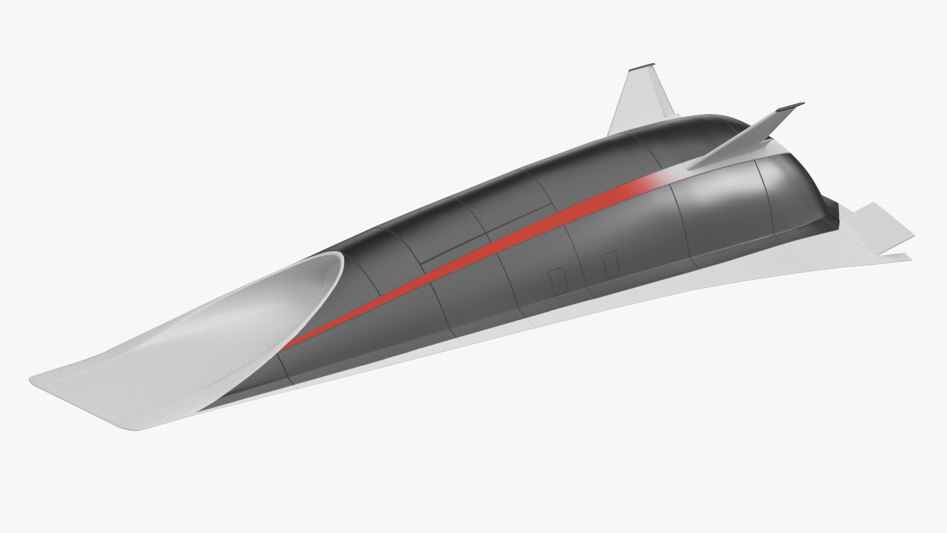 Commercial Hypersonic Passenger Plane 3D