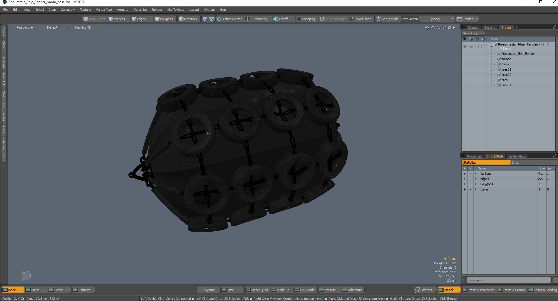 3D Pneumatic Ship Fender