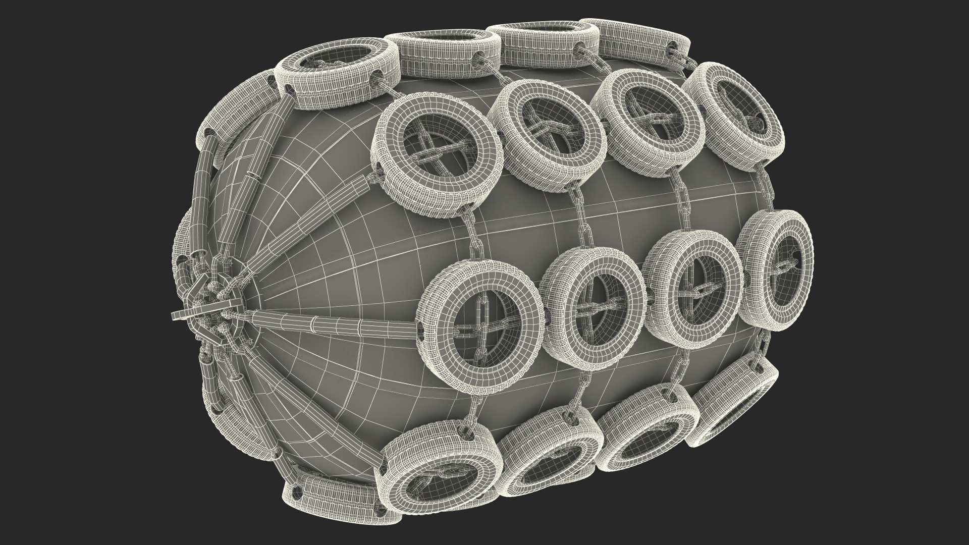 3D Pneumatic Ship Fender