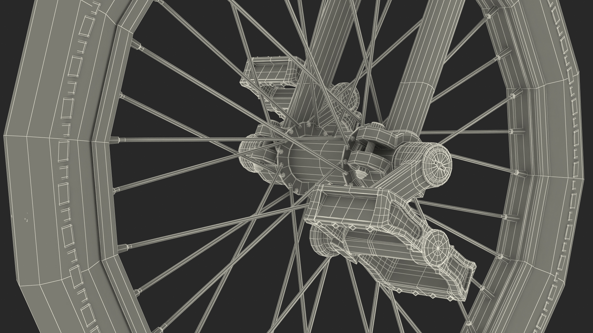 3D Drift Trike Rigged model