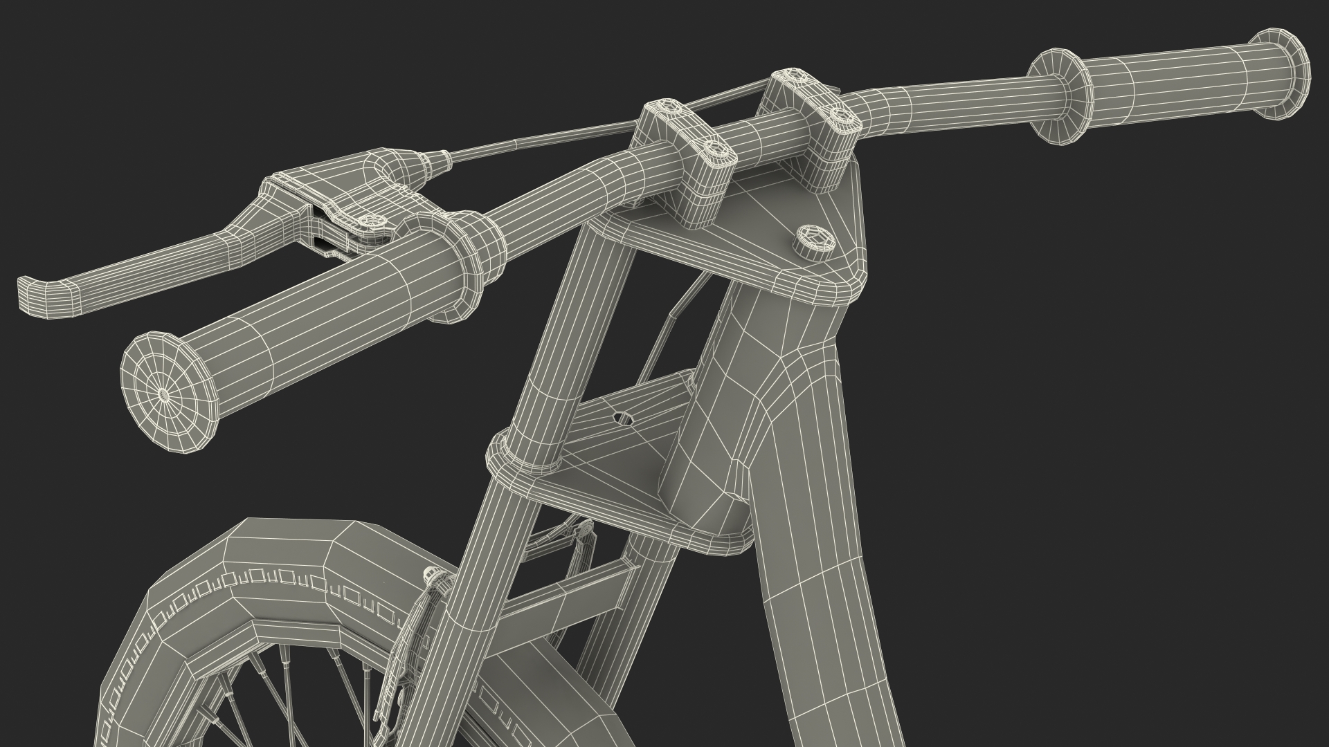 3D Drift Trike Rigged model
