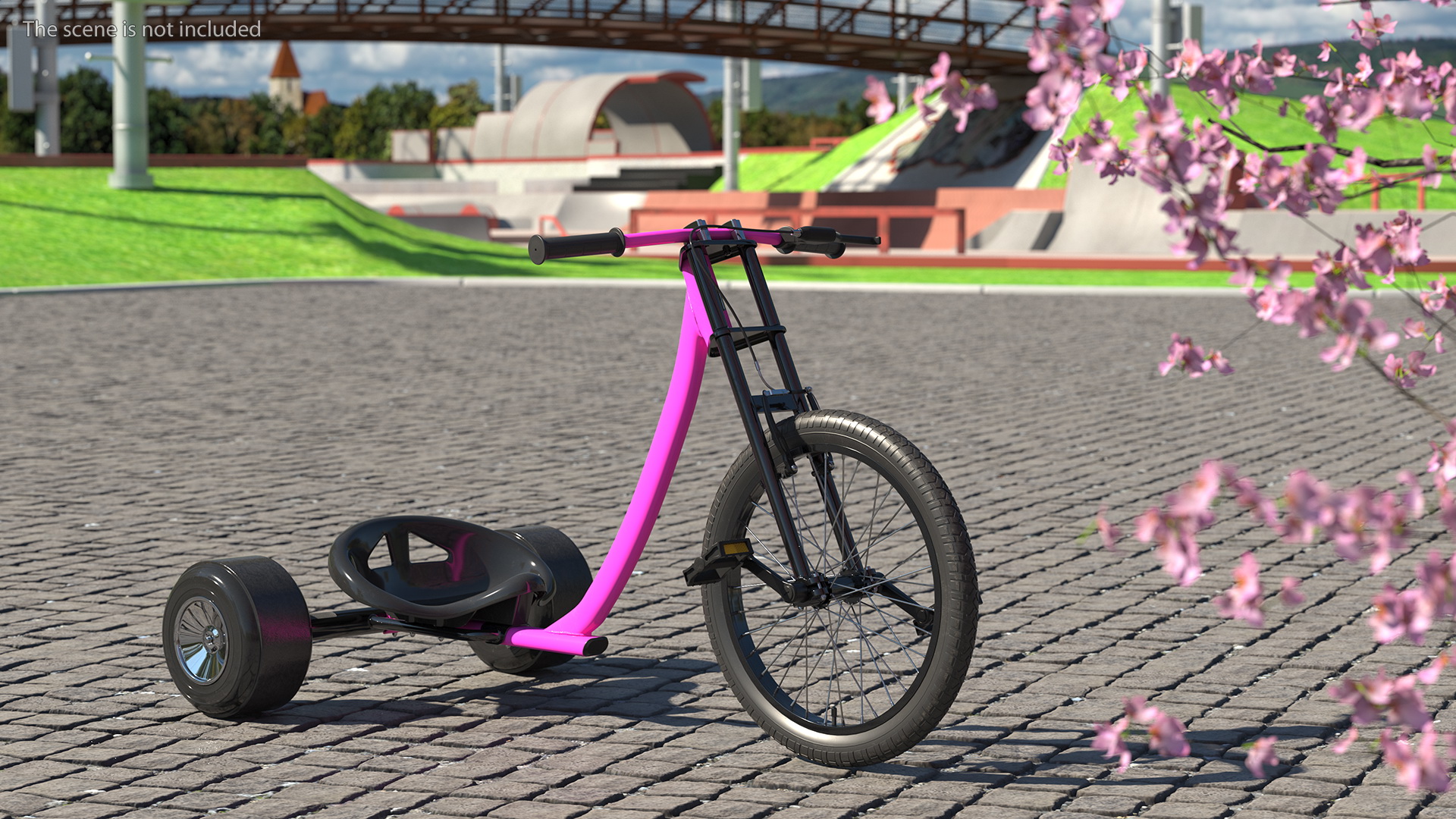 3D Drift Trike Rigged model