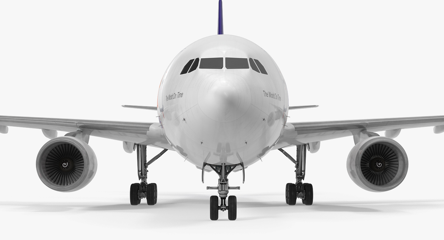 Airbus A310 300F Cargo Aircraft FedEx 3D